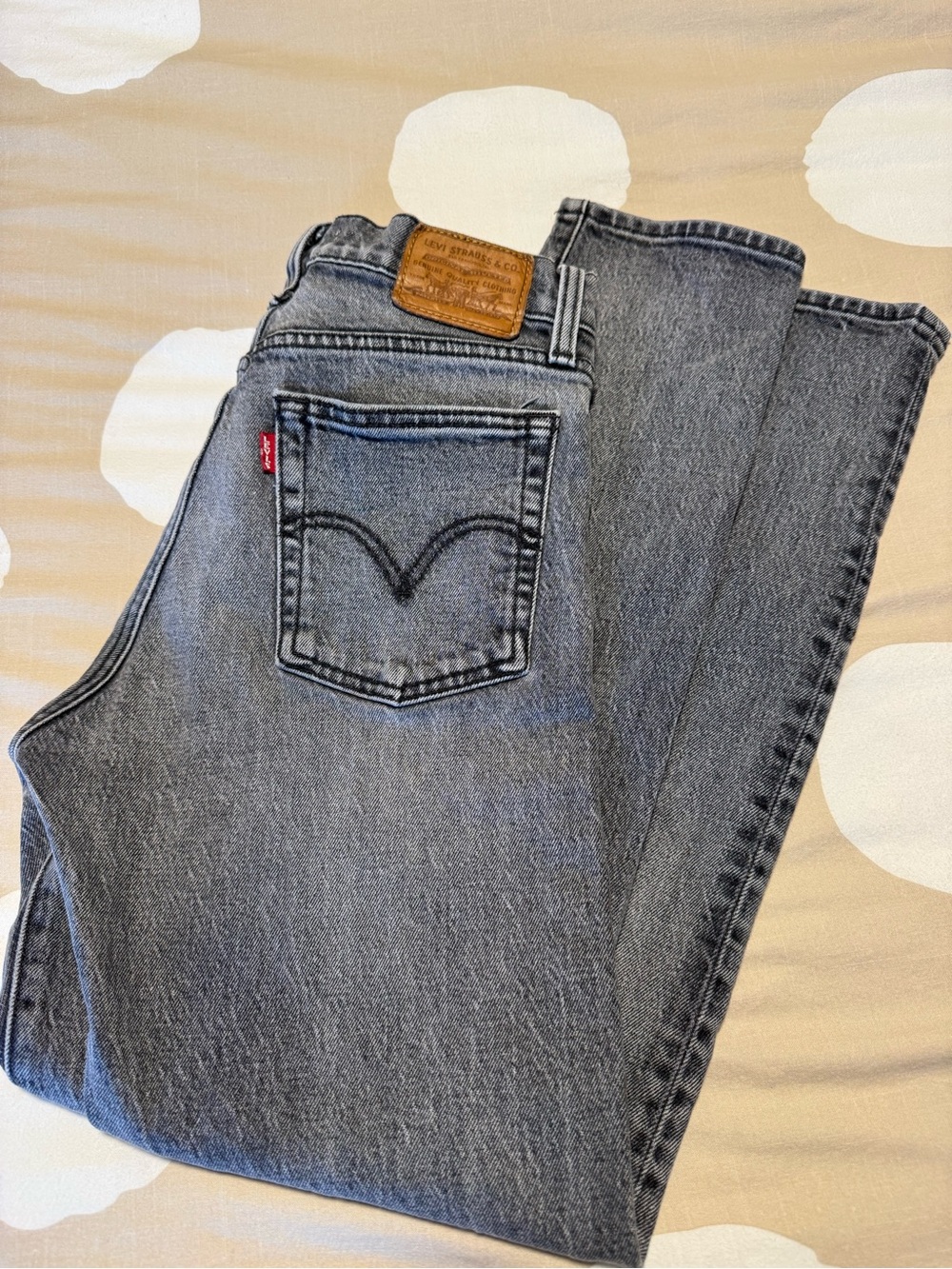 Levi's Wedgie Grey Jeans
